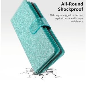 Glitter Shockproof Phone Case - Teal